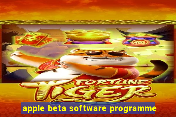 apple beta software programme